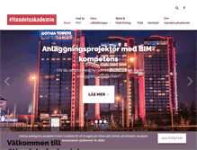 Tablet Screenshot of handelsakademin.se